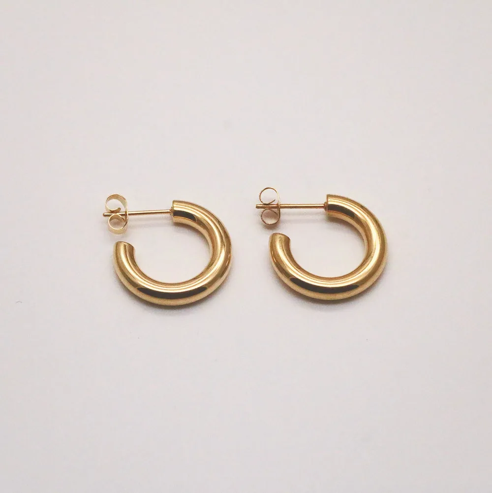 Hope Small Hoop Earrings 20mm - Hypoallergenic 316L