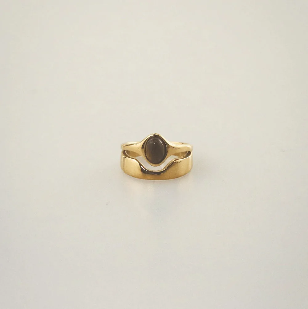 Hugo Ring - Tigers Eye | Waterproof Stainless Steel Ring