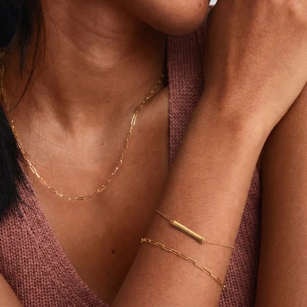 Kiva Chain Bracelet – Waterproof 18k Gold Stainless Steel