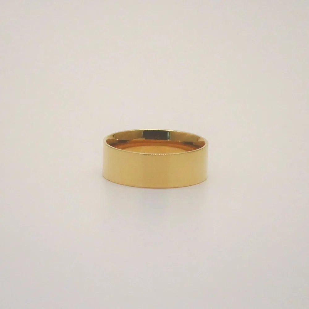 Meideya The Band Ring – Stackable Gold-Plated Ring