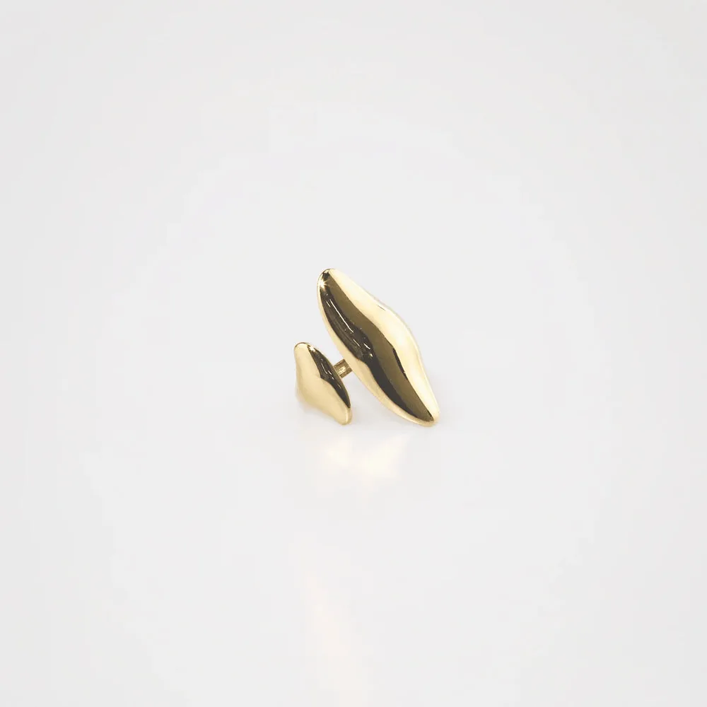 Waterproof Gold Open Ring - Hypoallergenic 316L