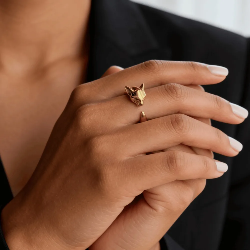 Waterproof Leopard Ring – Hypoallergenic 316L Stainless Steel