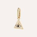 Charm Recycled Triangle Pendant