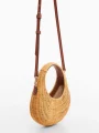 Rattan Top Handle Bag